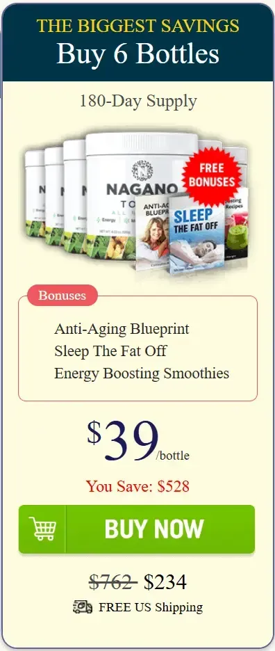 Nagano Lean Body Tonic Official Discount